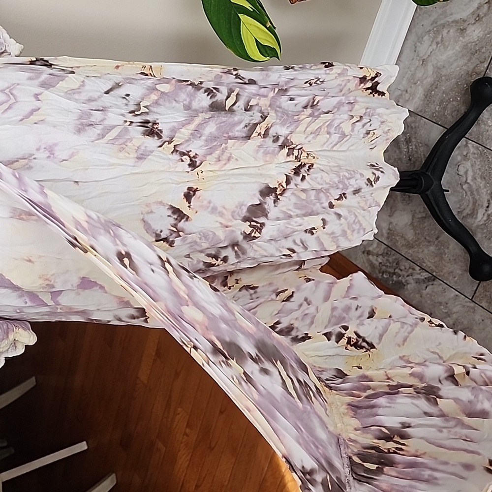 Young Fabulous &Broke Asymeteic Faux Wrap Tie Dye Dress Size Medium EUC - Picture 5 of 11